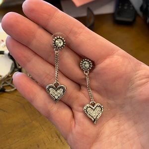 Brighton heart dangle earrings